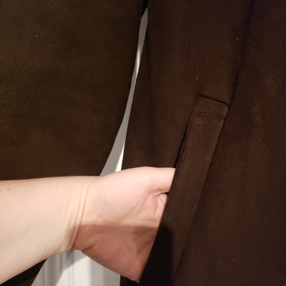 Clairborne outerwear faux suede coat - Picture 5 of 5